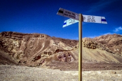 Wegweiser Wadi Roded