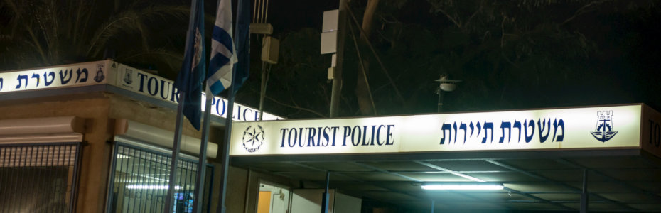 Touristen Police in Eilat